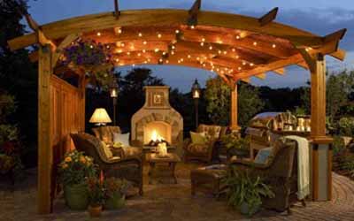 Outdoor pergolas by Adirondack Hearth & Home